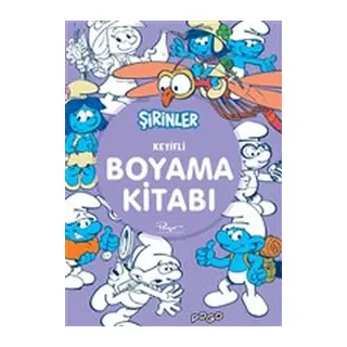 Keyifli Boyama Kitabı - Şirinler