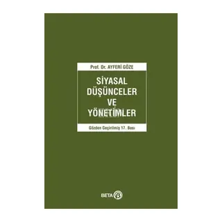 Siyasal Düşünceler ve Yönetimler