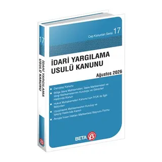 Cep Kanunları Serisi 17 - İdari Yargılama Usulü Kanunu (Yeni)