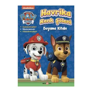 Paw Patrol Havrika Renk Şöleni Boyama Kitabı