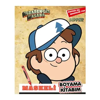 Maskeli Boyama Kitabım Dipper - Esrarengiz Kasaba