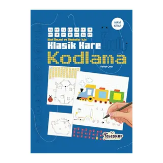 Klasik Kare Kodlama Mavi Kitap