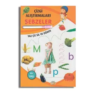 Çizgi Alıştırmaları Sebzeler