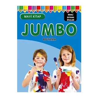 Jumbo Boyama Mavi Kitap