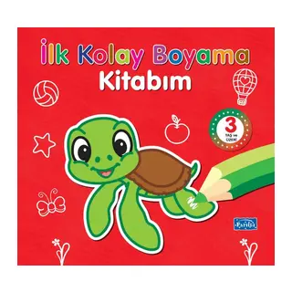 İlk Kolay Boyama Kitabım – 3 Yaş Üzeri