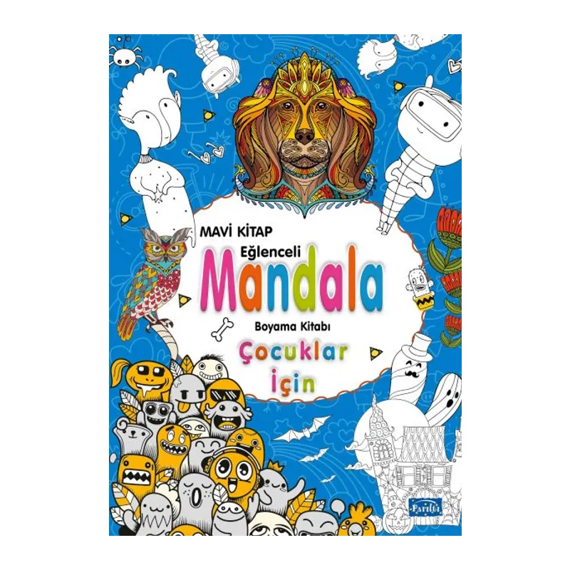 Çocuklar İçin Mandala Mavi