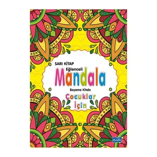 Çocuklar İçin Mandala Sarı