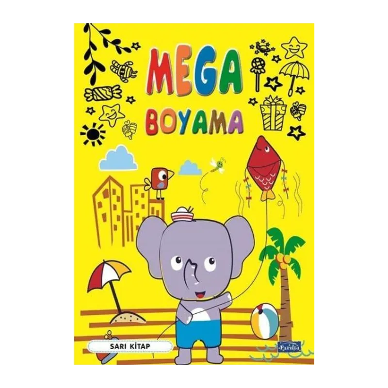 Mega Boyama Sarı Kitap