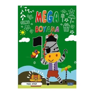 Mega Boyama Yeşil Kitap