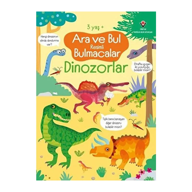 Ara ve Bul Resimli Bulmacalar - Dinozorlar