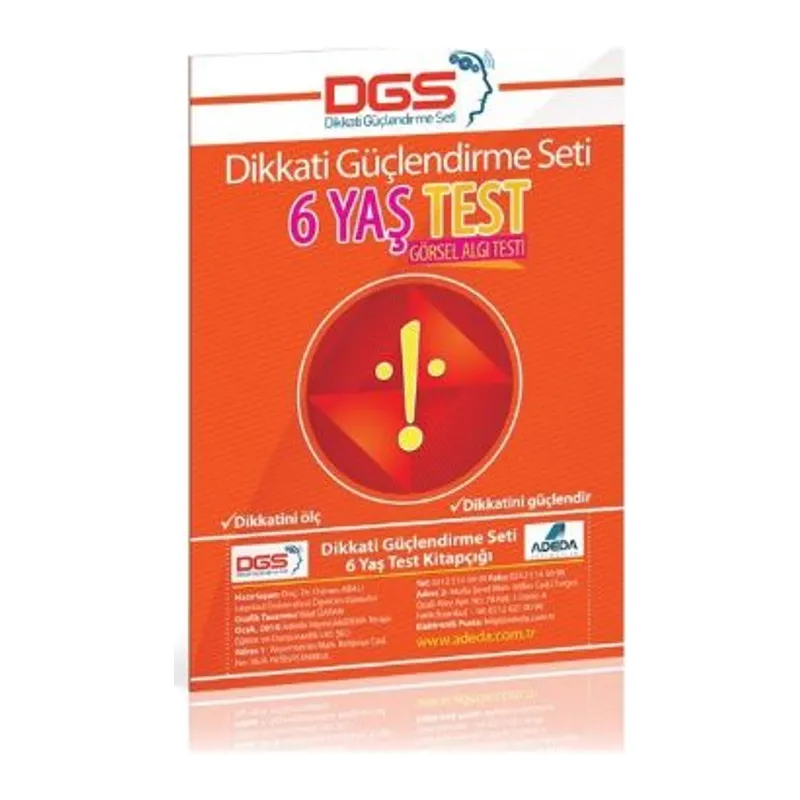 Dikkati Güçlendirme Seti 6 Yaş Test
