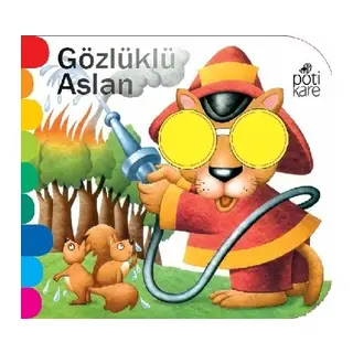 Delikli Kitaplar Serisi - Gözlüklü Aslan