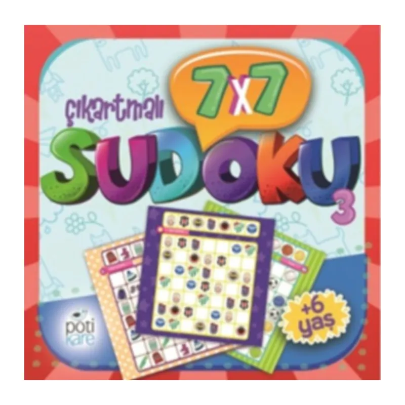 7 x 7 Sudoku - 3 (Çıkartmalı)
