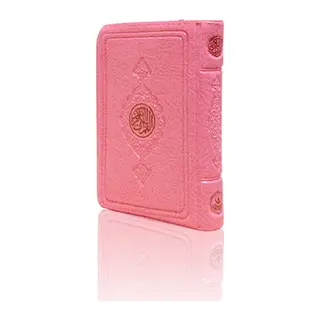 Büyük Cep Boy Kur'an-ı Kerim (Pembe Renk, Kılıflı, Mühürlü)