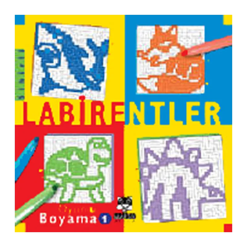 Marsık Labirentler-Oyunlu Boyama