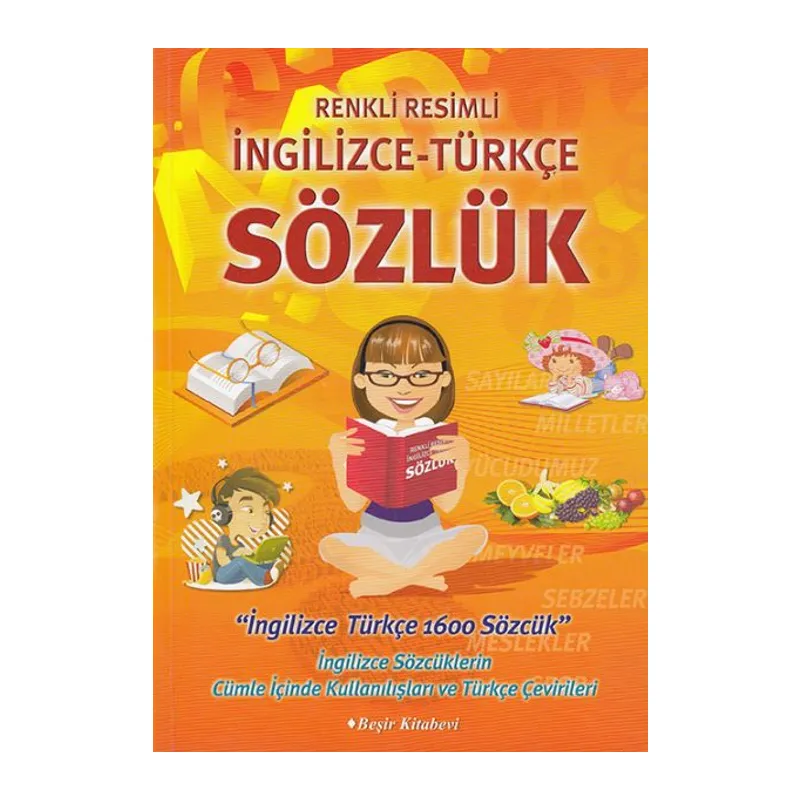 Renkli Resimli İngilizce-Türkçe Sözlük