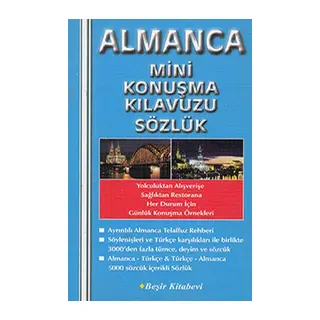 Almanca Mini Konuşma Kılavuzu Sözlük