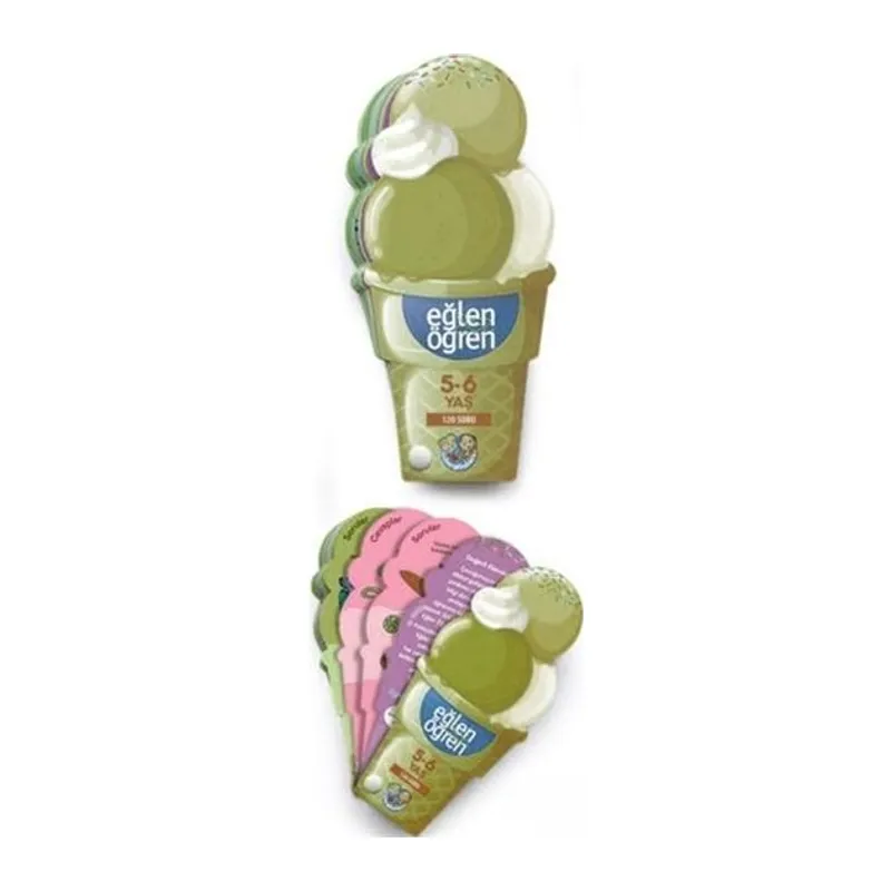Eğlen Öğren Ice Cream - 120 Soru (5-6 Yaş)