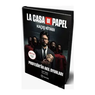 La Case De Papel Kaçış Kitabı - Profesör'ün Akıl Oyunları (Ciltli) (Maske Hediyeli)