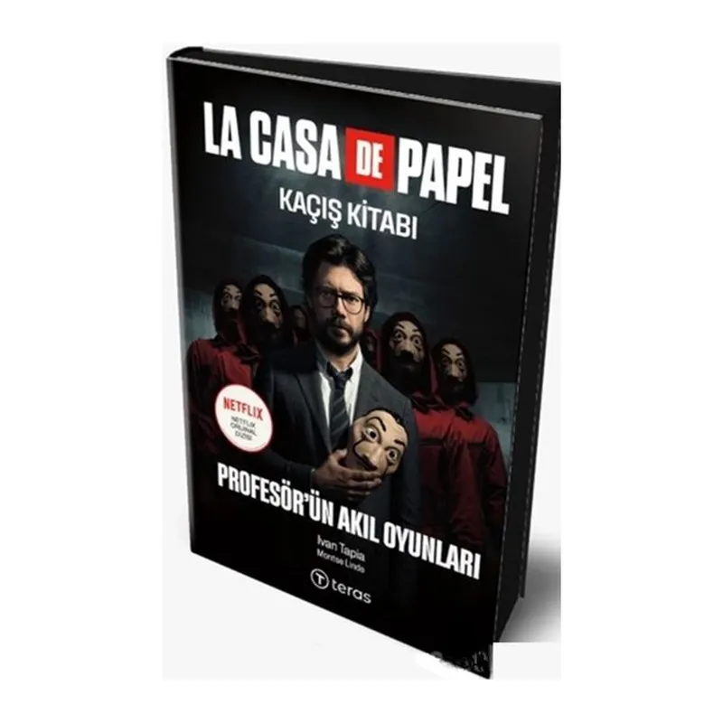 La Case De Papel Kaçış Kitabı - Profesör'ün Akıl Oyunları (Ciltli) (Maske Hediyeli)