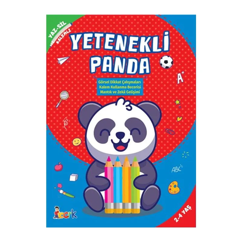 Yetenekli Panda - Yaz-Sil-Kalemli