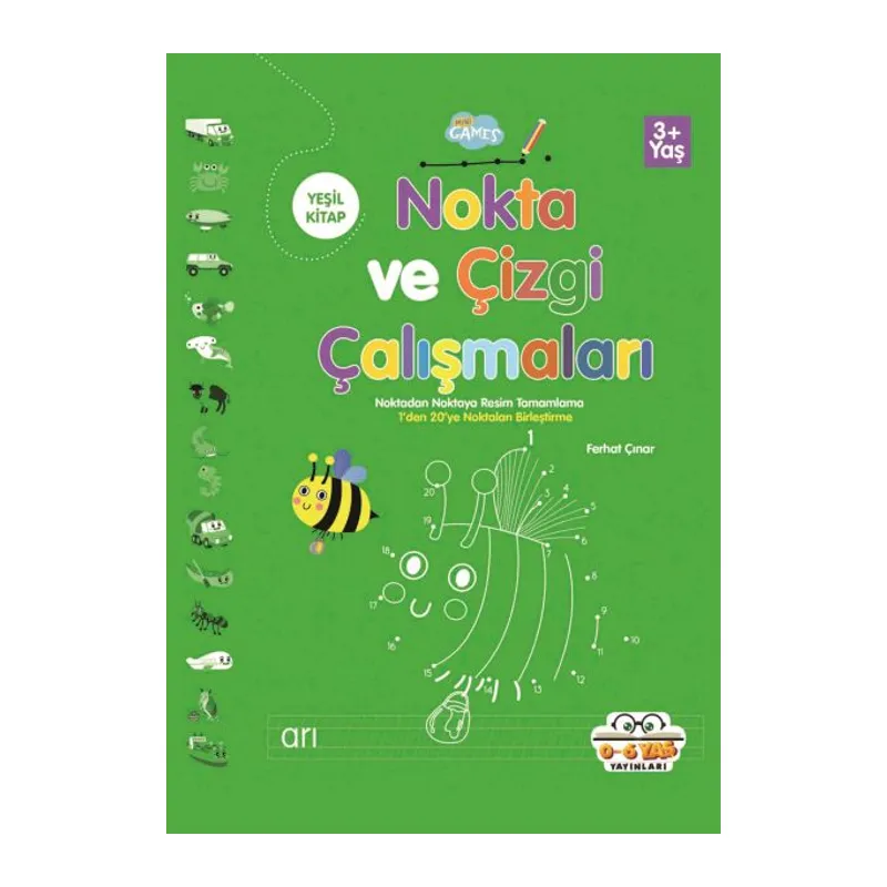 Nokta ve Çizgi Çalışmaları Yeşil Kitap