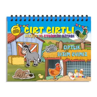 Çiftlik Bizim Evimiz - Cırt Cırtlı Hikaye ve Aktivite Kitap Serisi