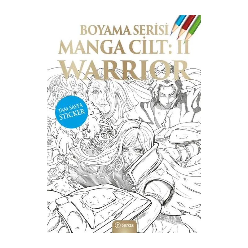 Manga Boyama Cilt II Warrior