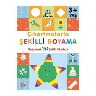 Çıkartmalarla Şekilli Boyama 3 Yaş Üstü