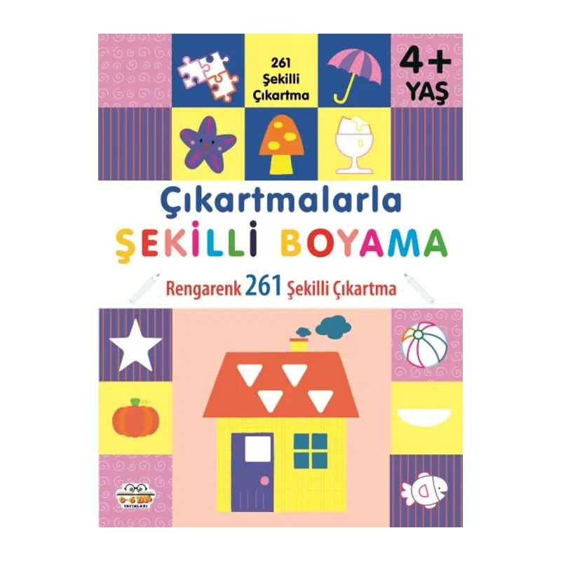 Çıkartmalarla Şekilli Boyama 4 Yaş Üstü