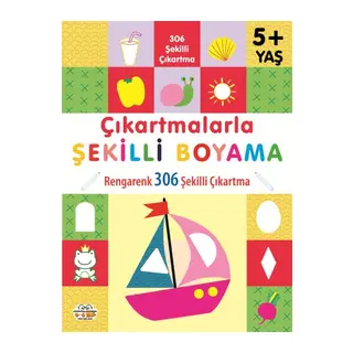 Çıkartmalarla Şekilli Boyama 5 Yaş Üstü
