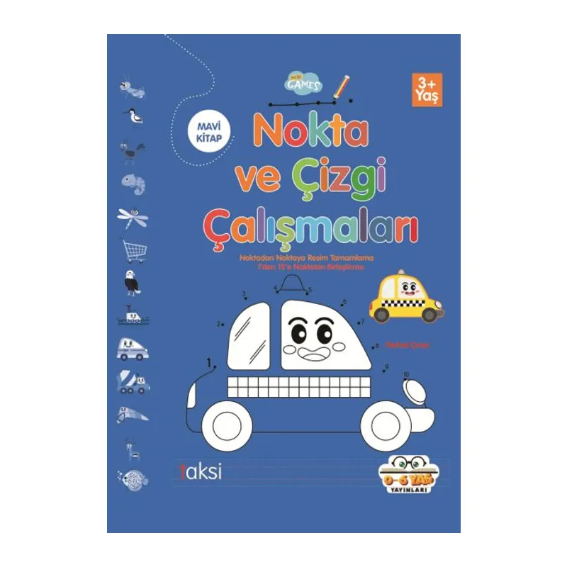 Nokta ve Çizgi Çalışmaları Mavi Kitap
