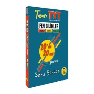 Tasarı TYT Fen Bilimleri 20 de 40 Net Soru Bankası