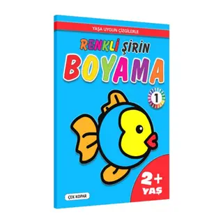 Renkli Şirin Boyama -1 (2+Yaş)
