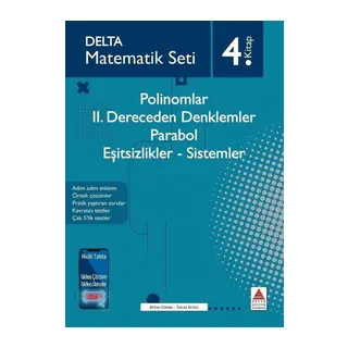 Matematik Seti 4.Kitap - Polinomlar-2. Dereceden Denklemler - Parabol - Eşitsizlikler - Sistemler