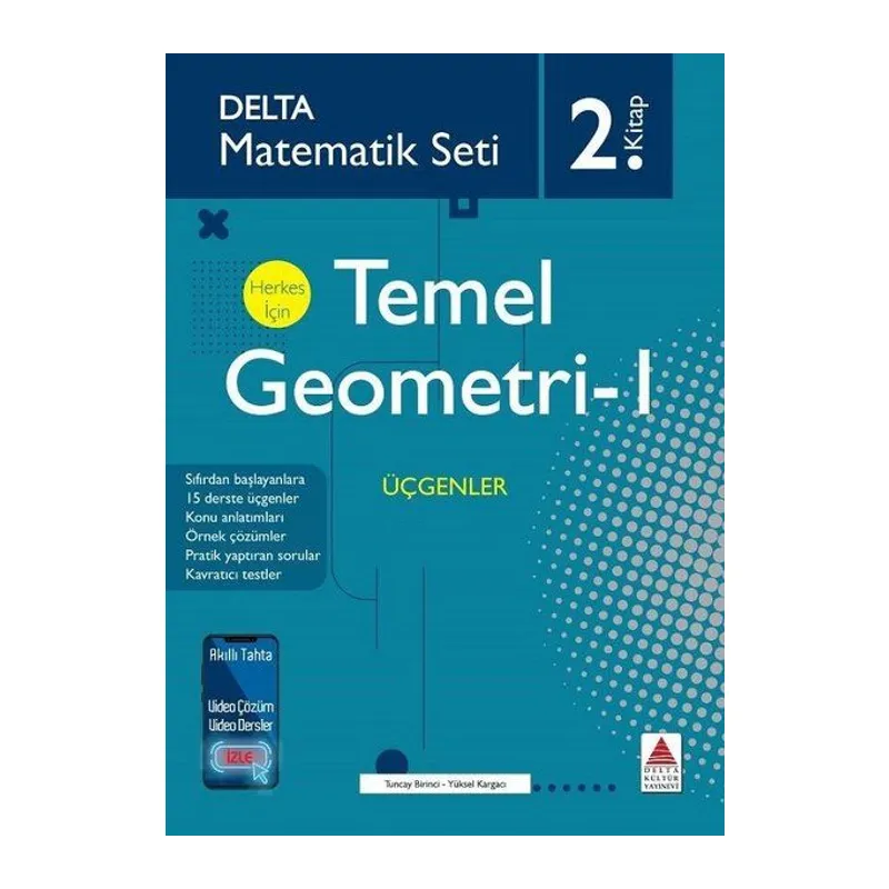 Delta Matematik Seti 2.Kitap - Herkes İçin Temel Geometri 1