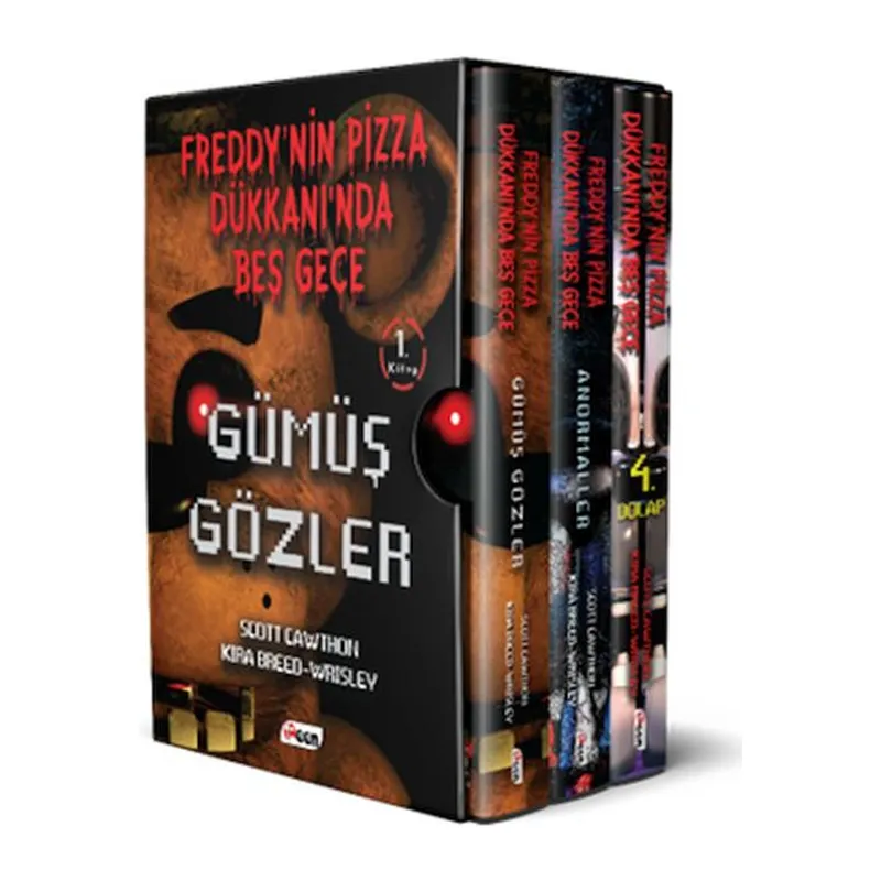 Freddy'nin Pizza Dükkanı'nda Beş Gece Serisi Seti - 3 Kitap Takım