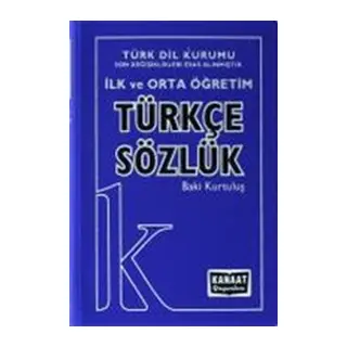 Kanaat İlk ve Orta Öğretim Türkçe Sözlük