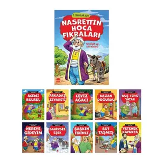 Nasrettin Hoca Fıkraları(10 Kitap+Soru Kitapçığı)