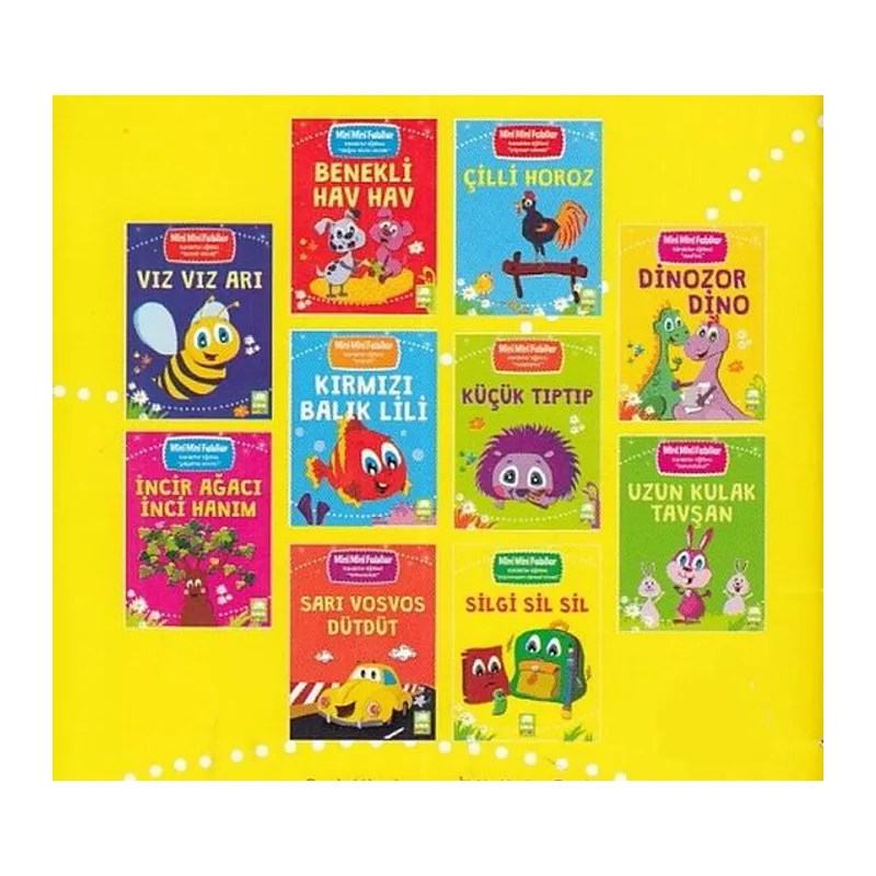 Mini Mini Fabllar Dizisi (10 Kitap Takım)