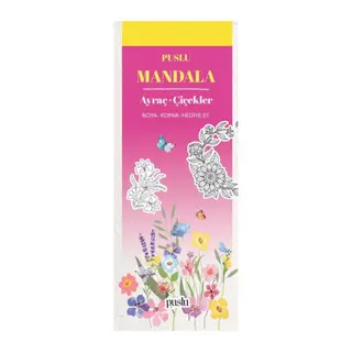 Mandala Ayraç - Çiçekler