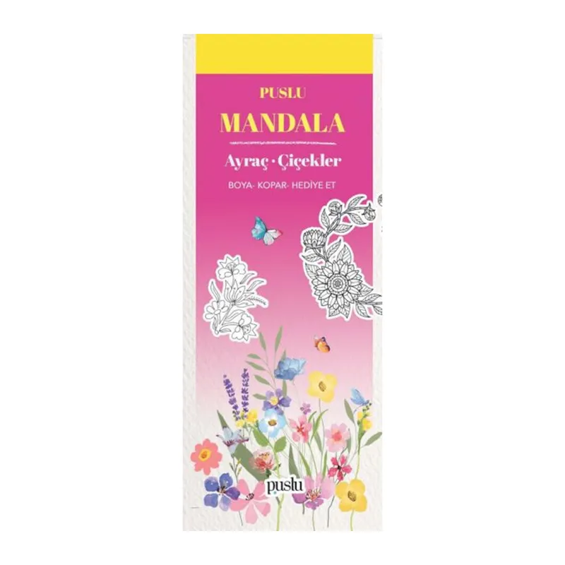 Mandala Ayraç - Çiçekler