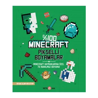 %100 Minecraft Pikselli Boyamalar