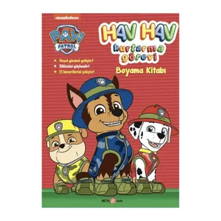 Paw Patrol Hav Hav Kurtarma Görevi Boyama Kitabı