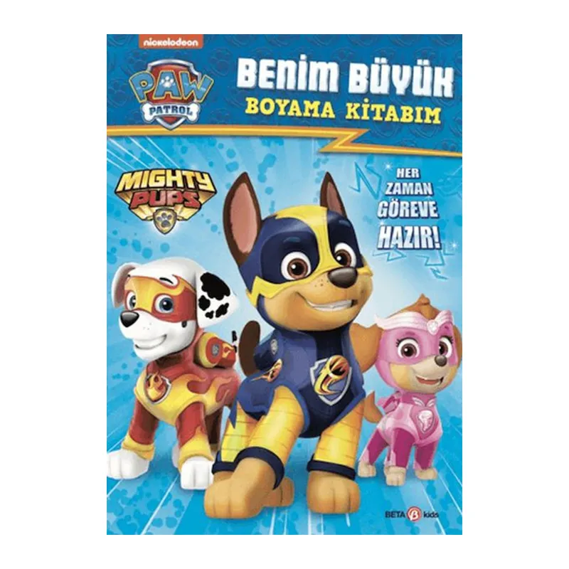 Paw Patrol Benim Büyük Boyama Kitabım