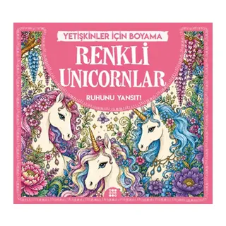 Renkli Unicornlar & Yetişkinler için Boyama