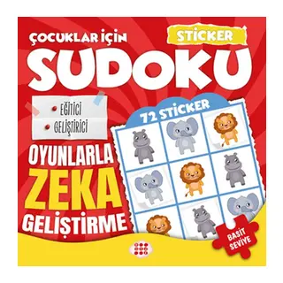 Çocuklar için Sudoku - Sticker Hediyeli Basit Seviye 1
