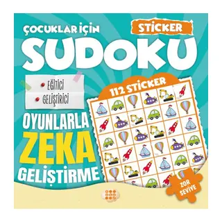 Çocuklar için Sudoku - Sticker Hediyeli Zor Seviye 1