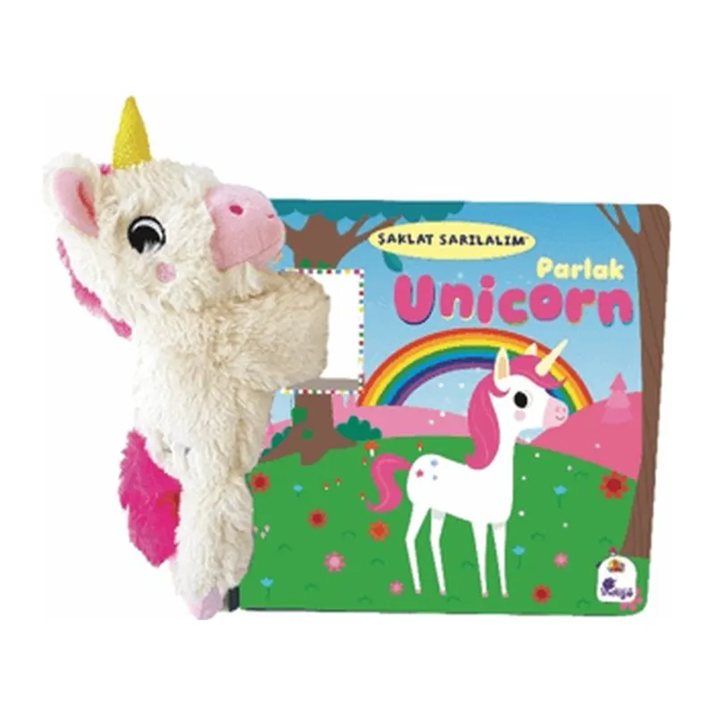 Şaklat Sarılalım - Parlak Unicorn (Oyuncaklı Kitap)