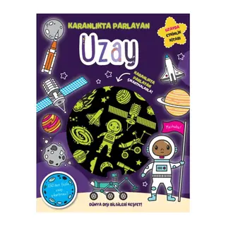 Karanlıkta Parlayan Kitaplar - Uzay (Parlayan Çıkartmalar)